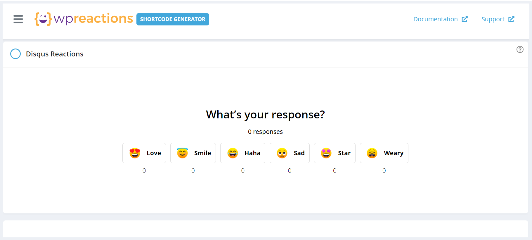 WP Reactions gallery image