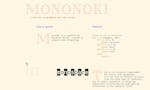 Mononoki Typeface image