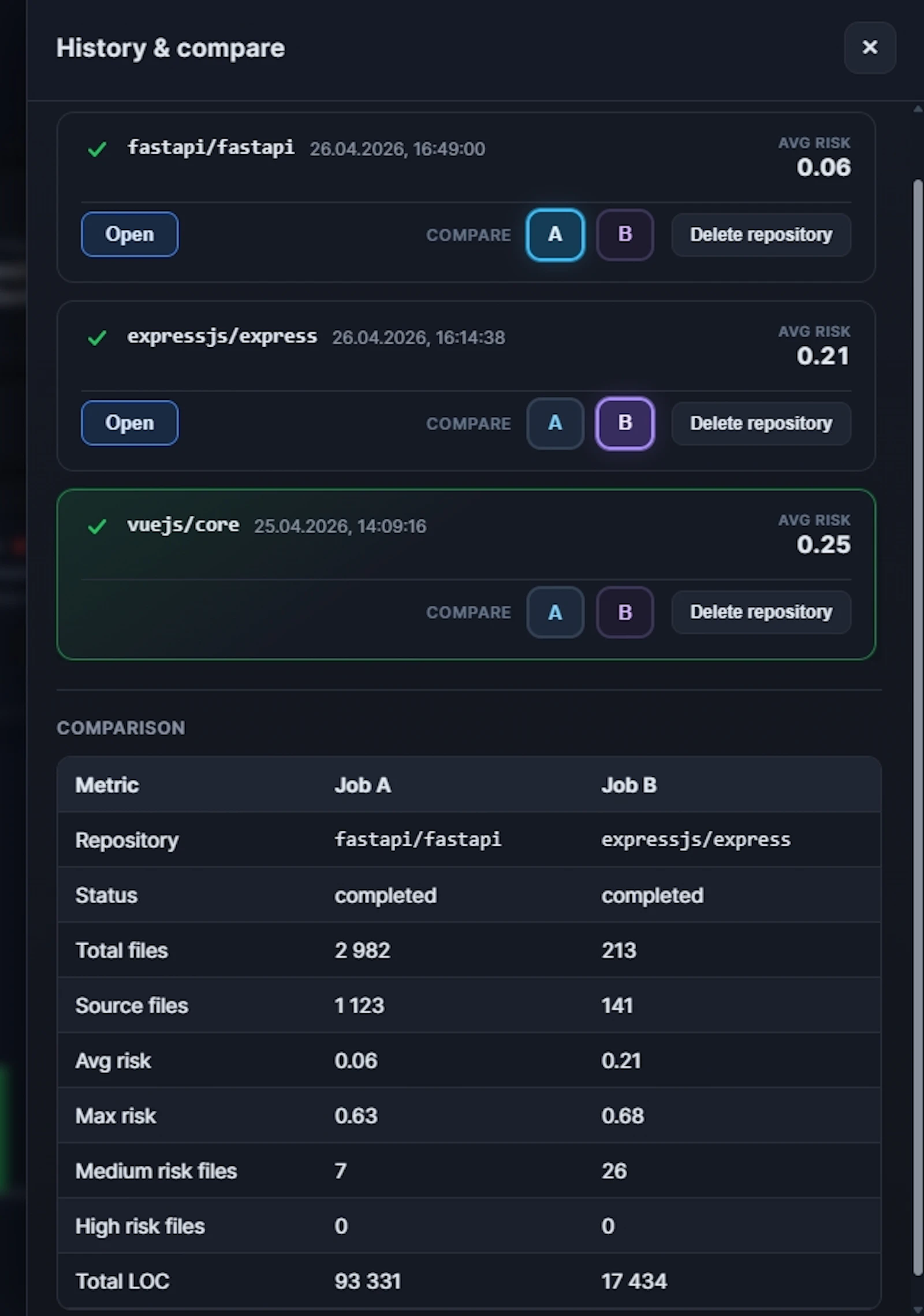 LegacyLens screenshot 4
