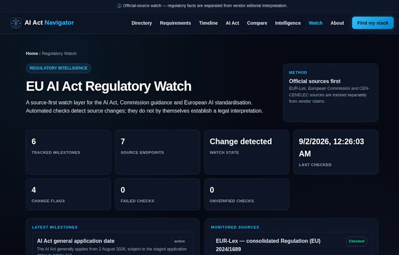 AI Act Navigator screenshot 4