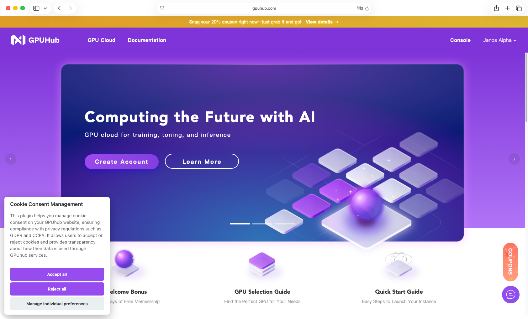 GPUhub Computing Power Cloud - Screenshot 2 preview