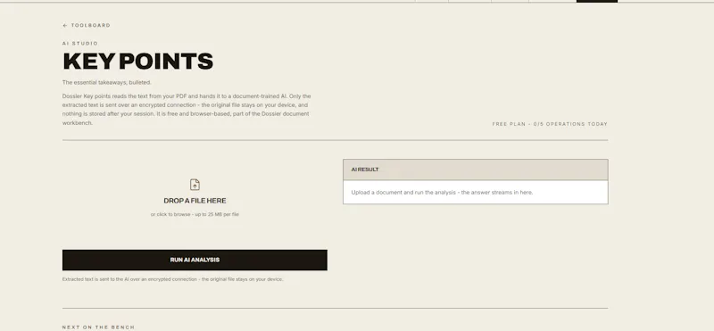 Dossier screenshot 3