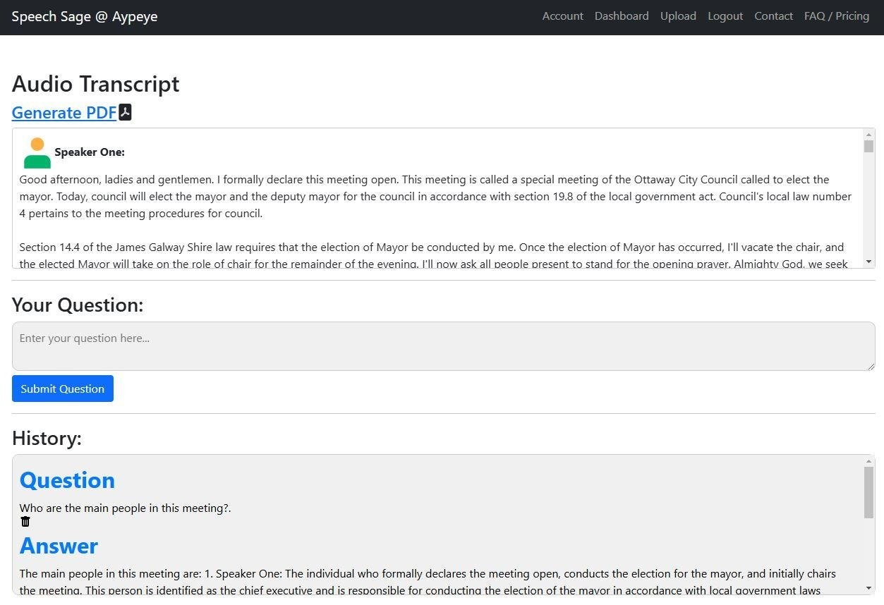 SpeechSage gallery image