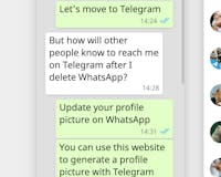I'm on Telegram FYI image