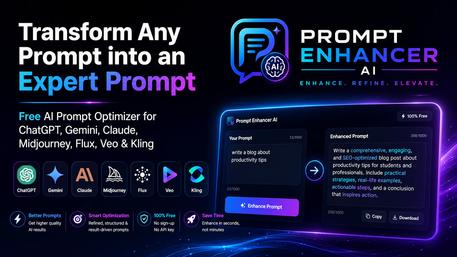 Prompt Enhancer AI screenshot 2