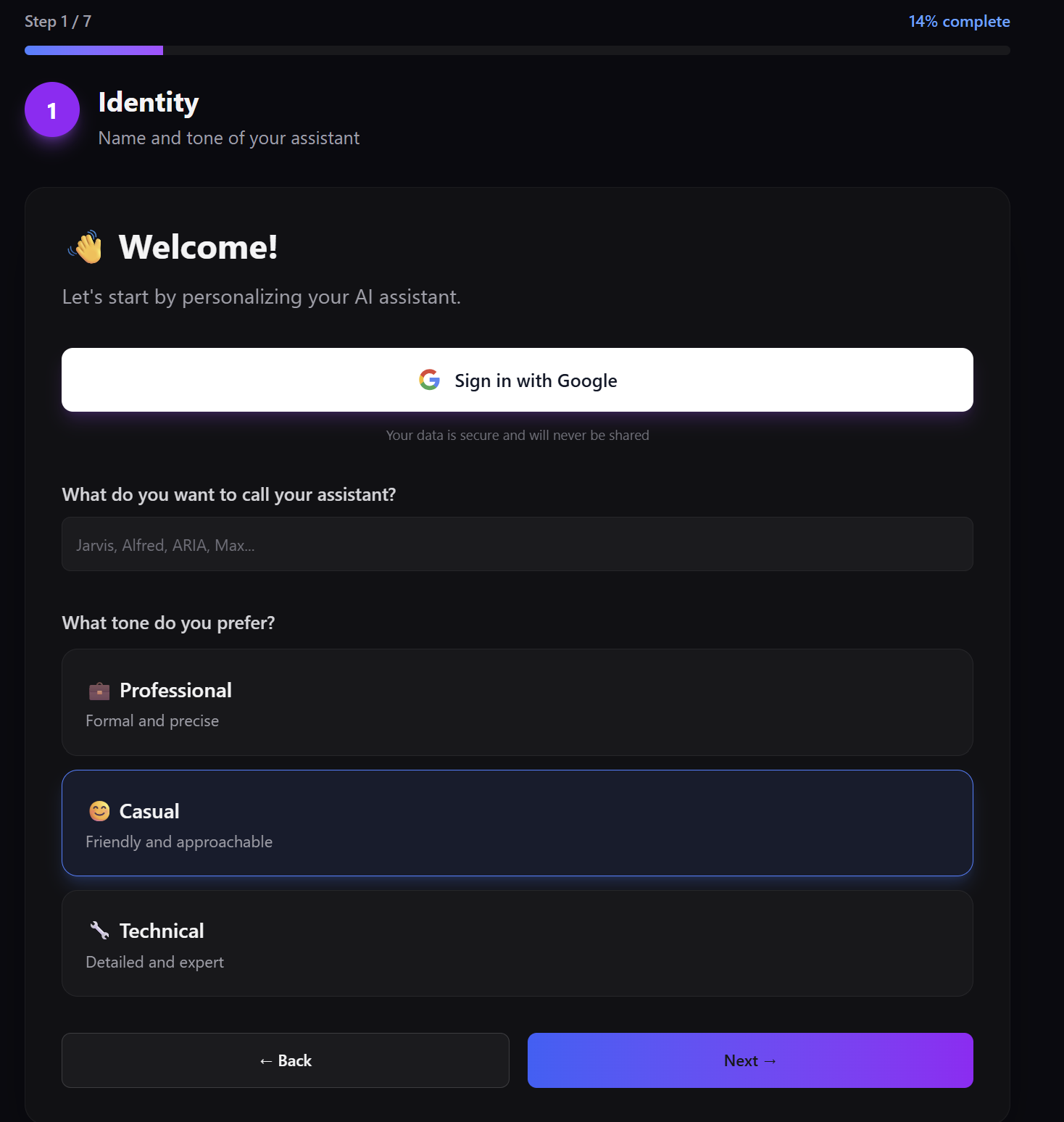 MyOwnClaw - Screenshot 3 showing product features and functionality