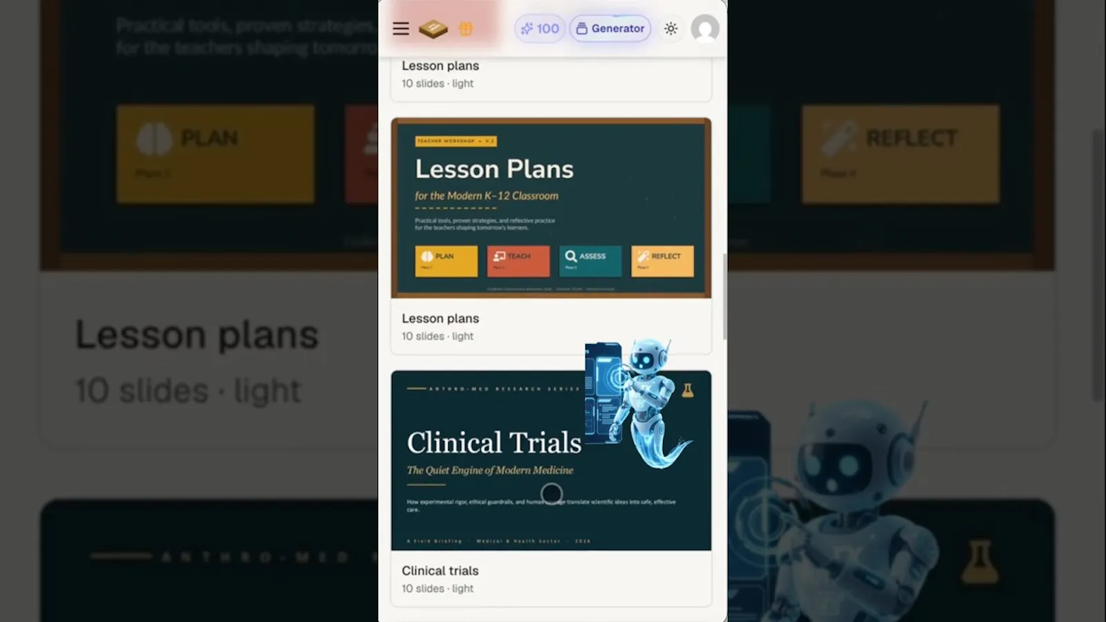 PPTX Library screenshot 1 (video preview)