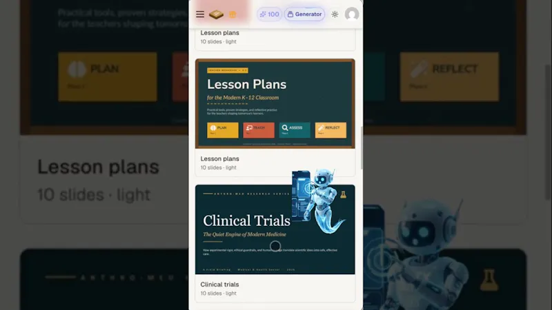 PPTX Library screenshot 1 (video preview)