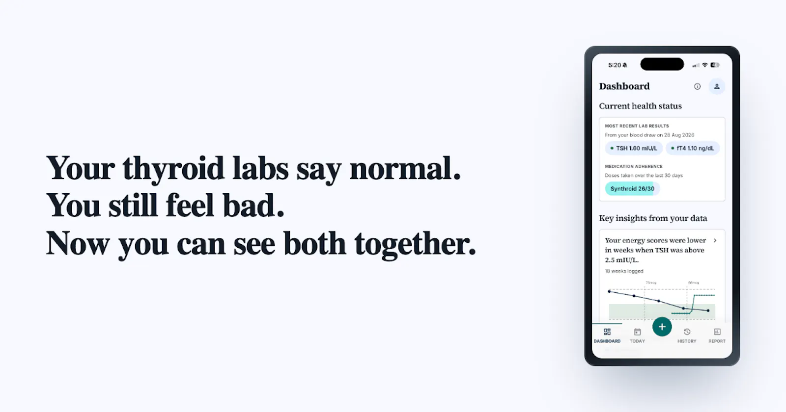 Haloscan: Thyroid Lab Tracker screenshot 1