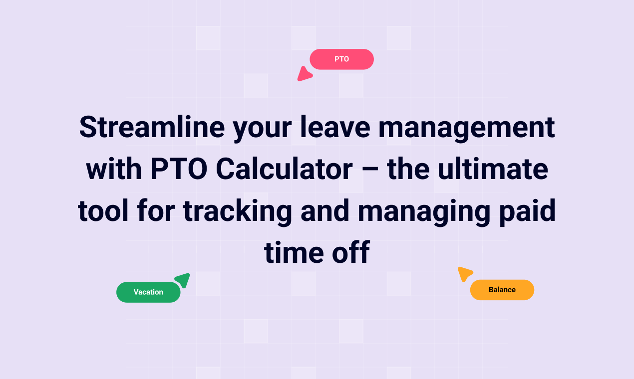 وسائط الآلة الآلية PTO Accrual Calculator 2