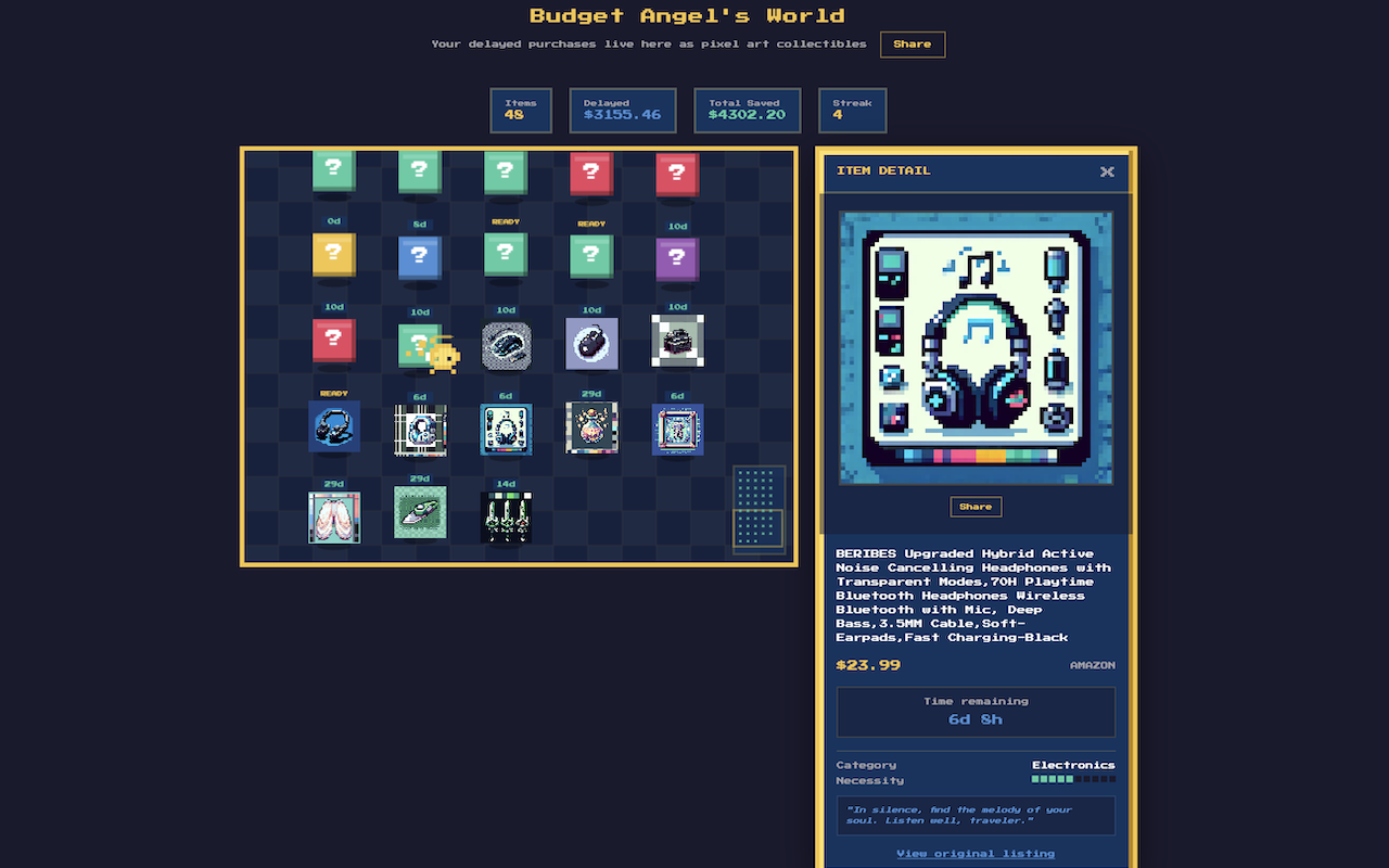 Budget Angel - Screenshot 5 showing product features and functionality