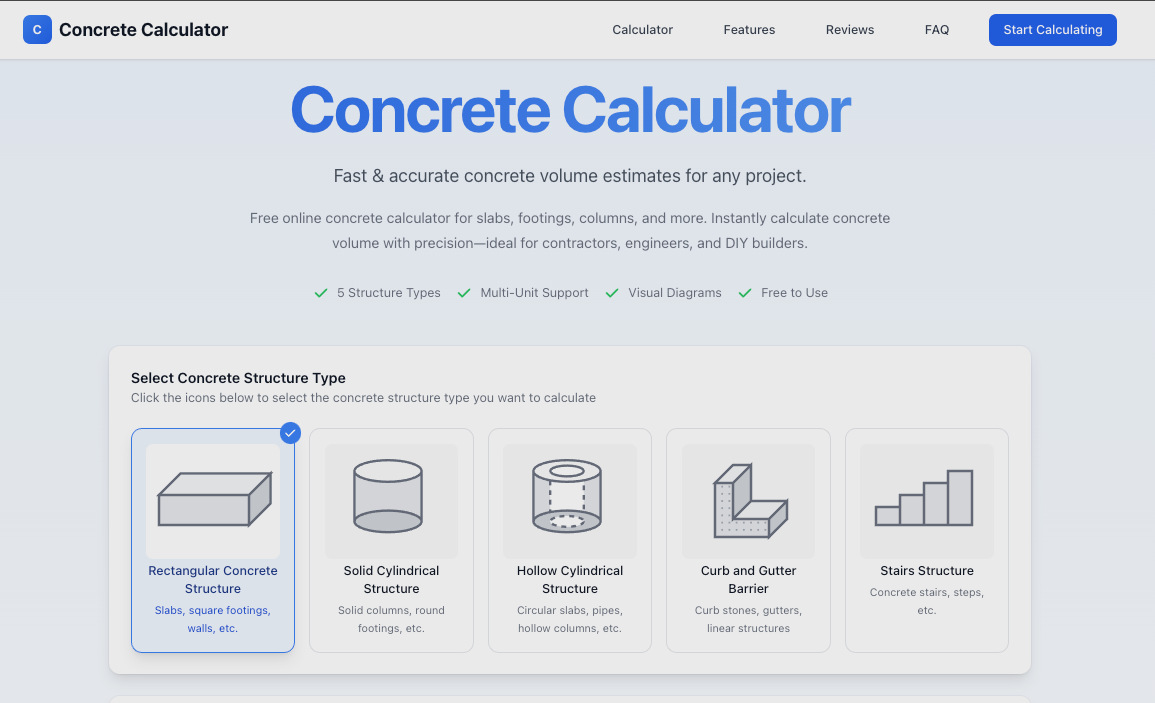 Concrete Calculator gallery image
