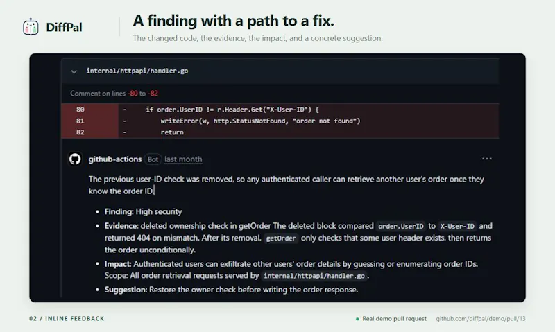 DiffPal screenshot 2