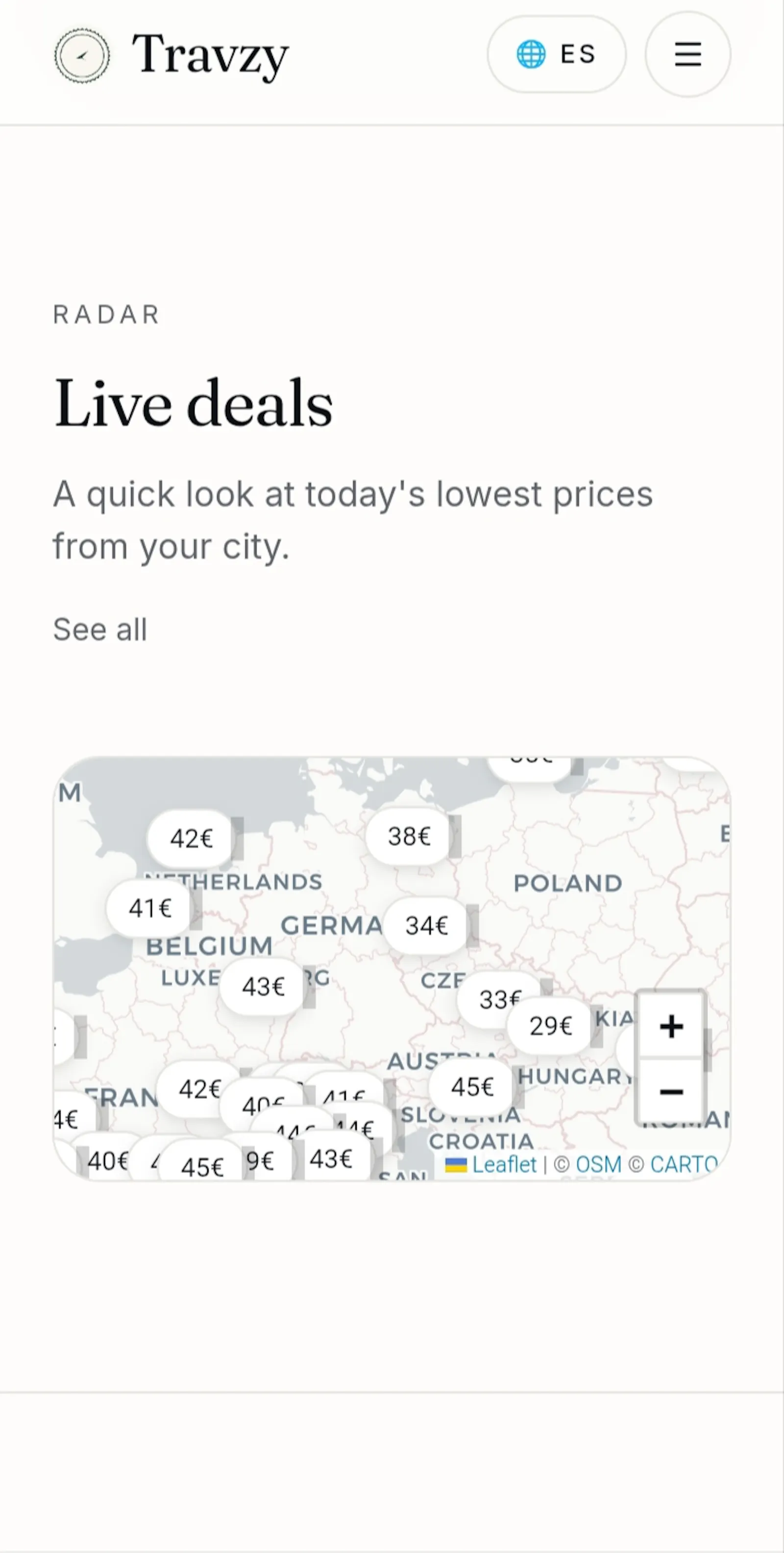 Travzy screenshot 2
