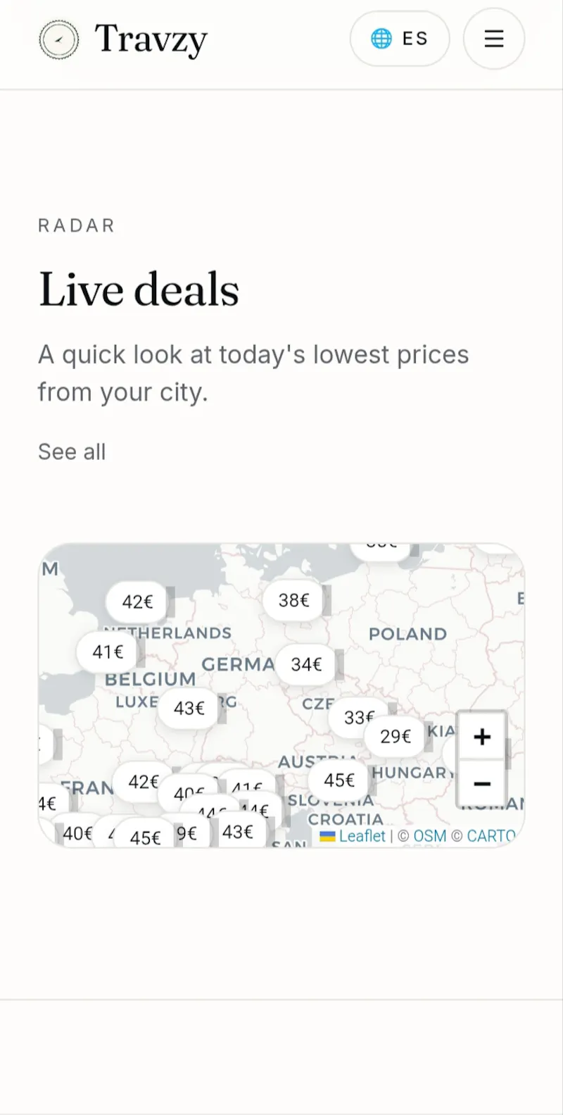 Travzy screenshot 2