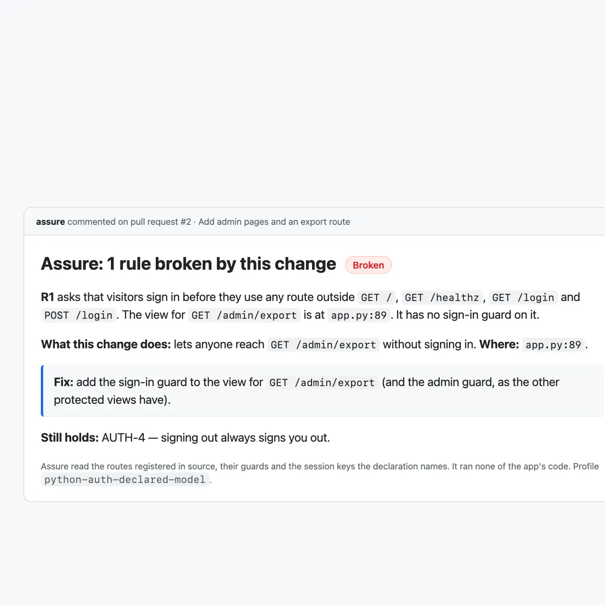 Assure gallery image