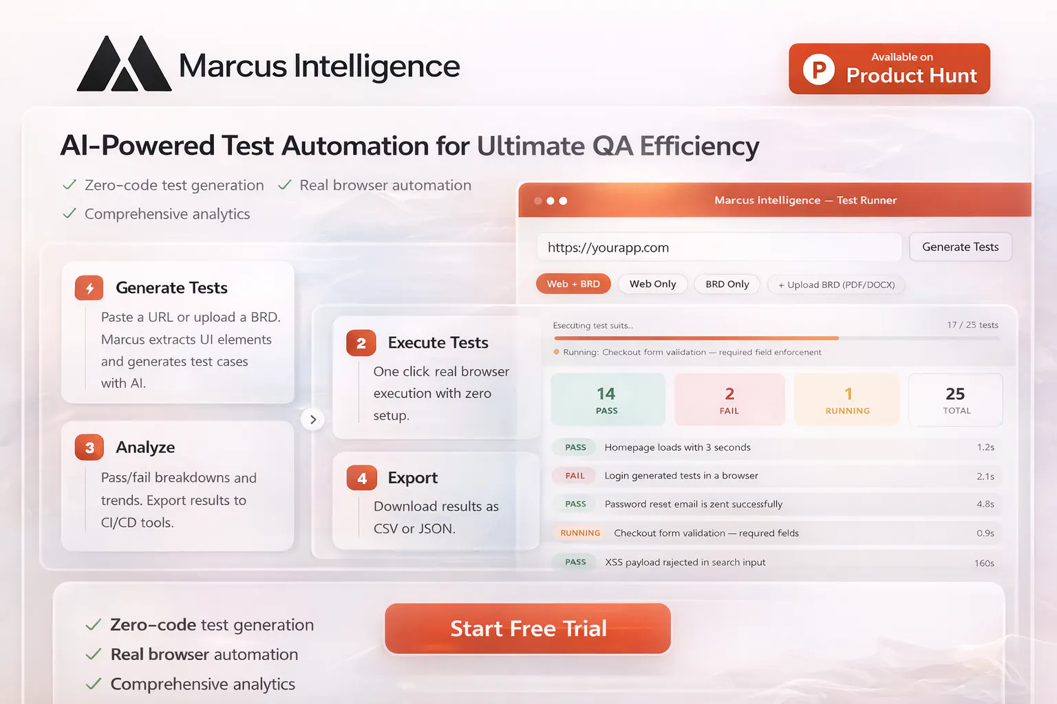 Marcus Intelligence 제품 배너
