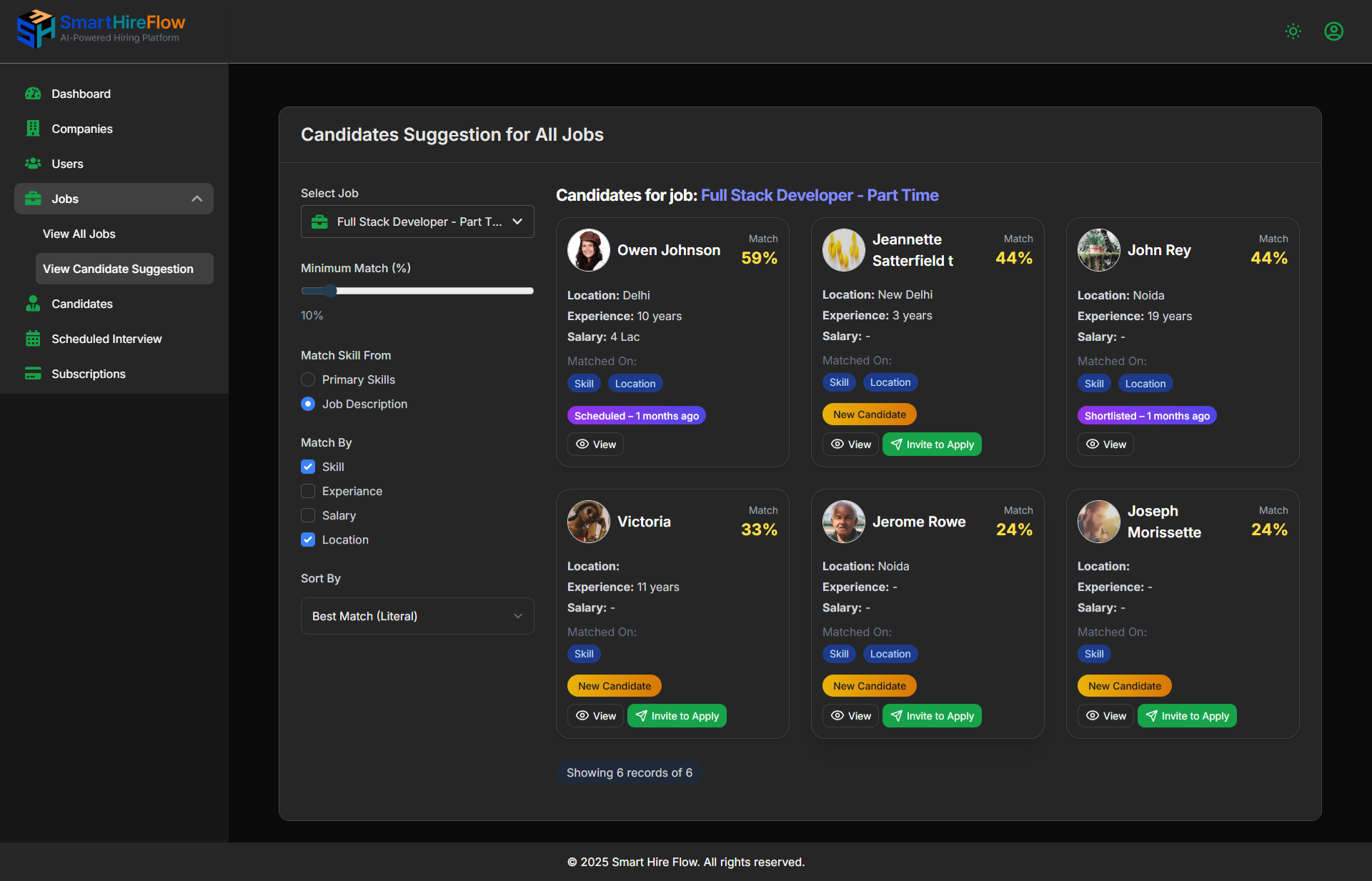 SmartHireFlow gallery image