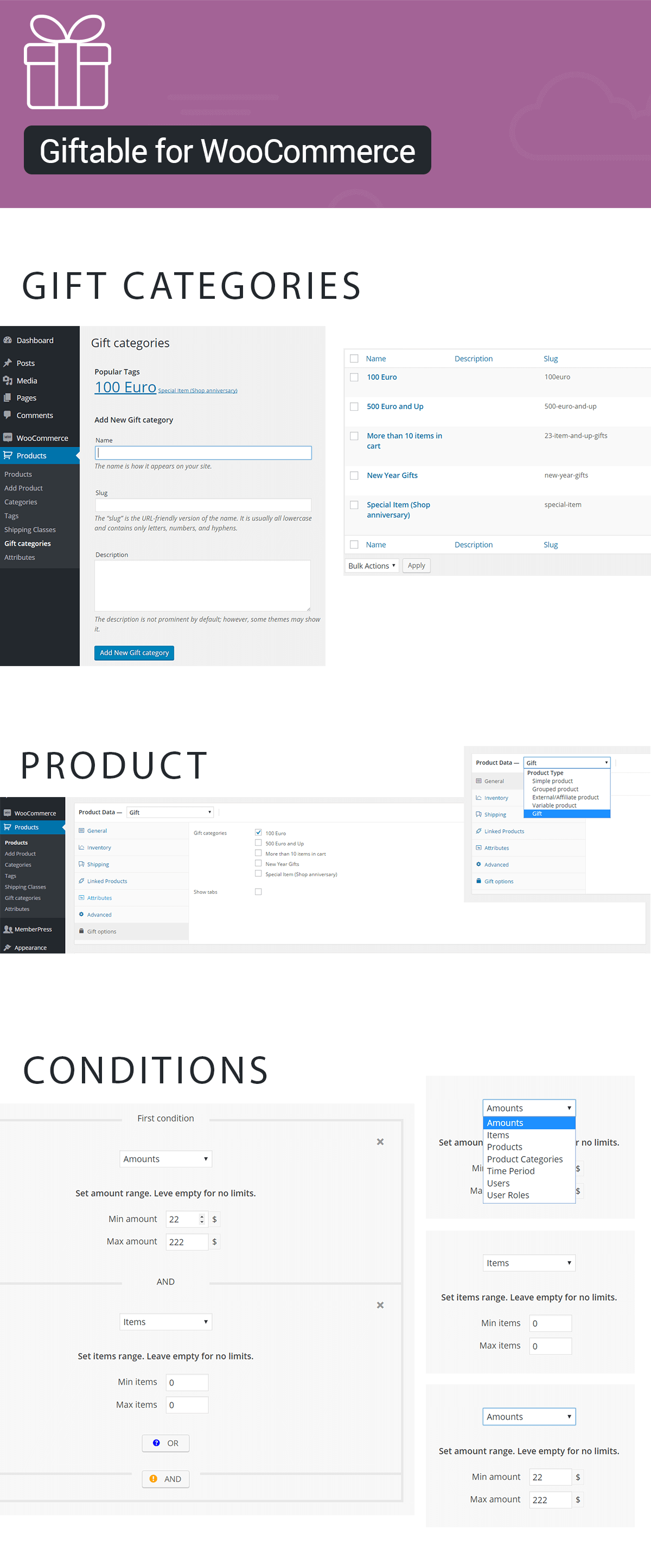 Giftable for WooCommerce gallery image