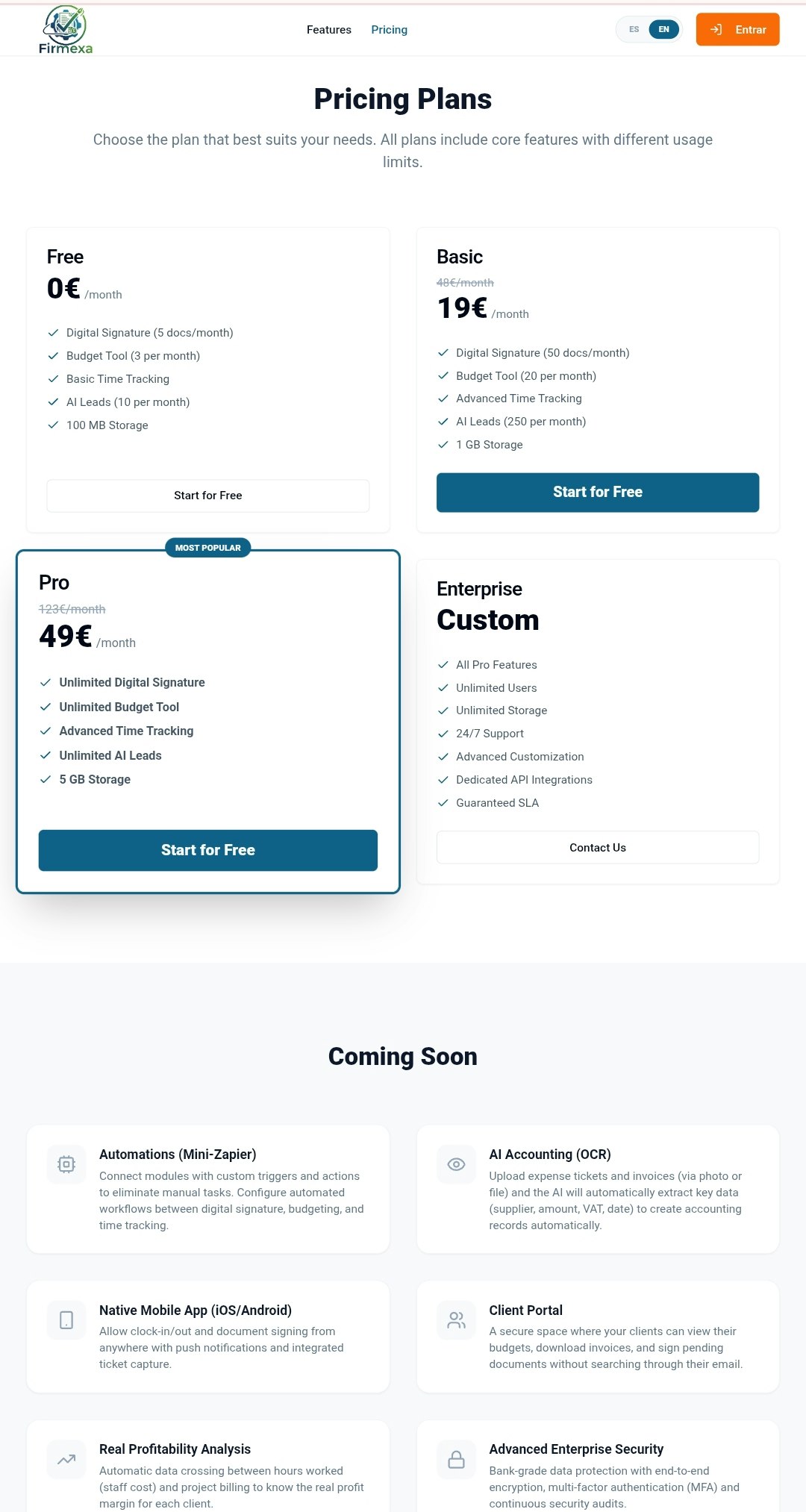 Firmexa signatures, time tracking & invo gallery image