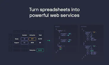 GRID spreadsheet API gallery image