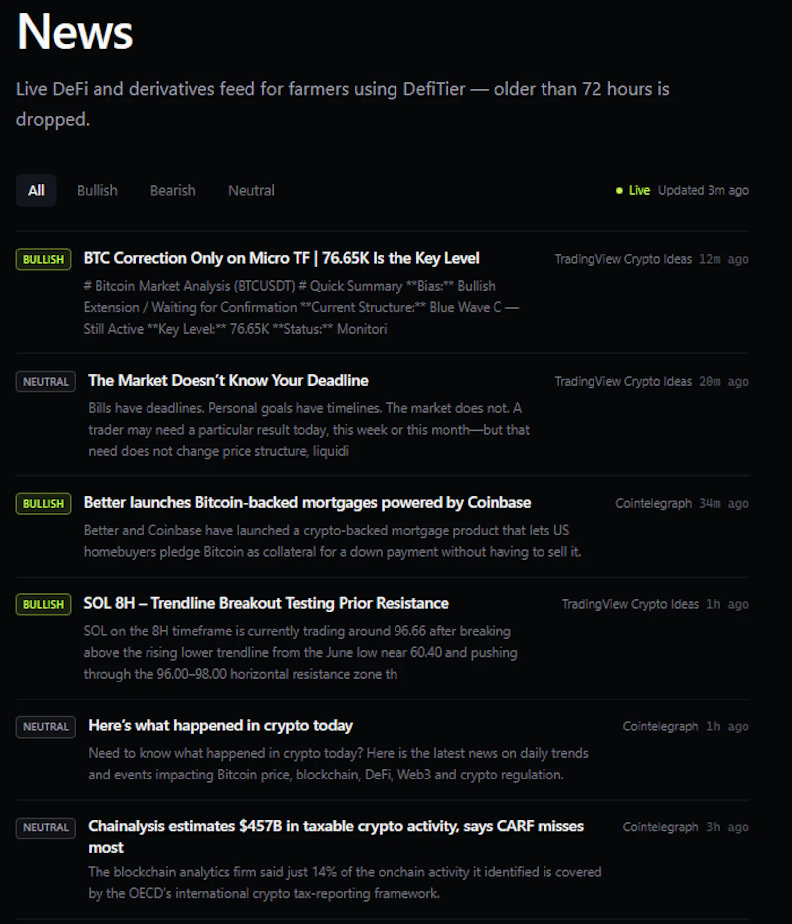DefiTier screenshot 3