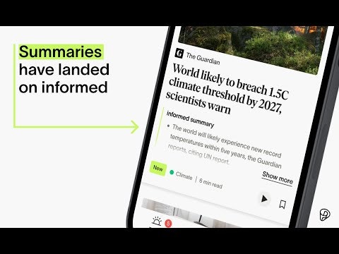 startuptile informed news: summaries-Get the news you need no matter how much time you have.