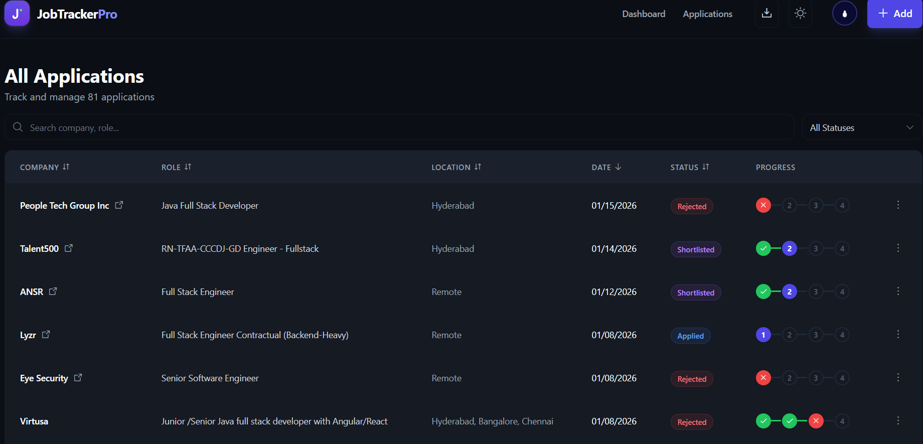 JobTrackerPro gallery image