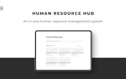 Human Resource - Notion template media 1