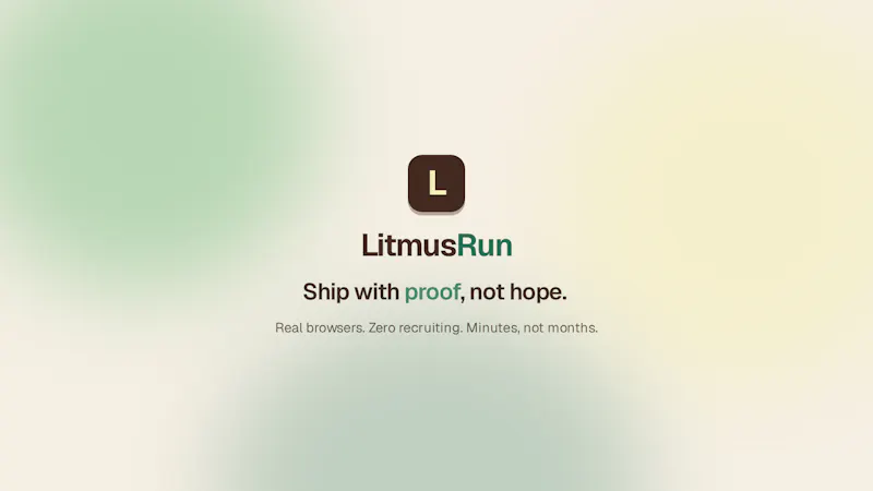 LitmusRun screenshot 14