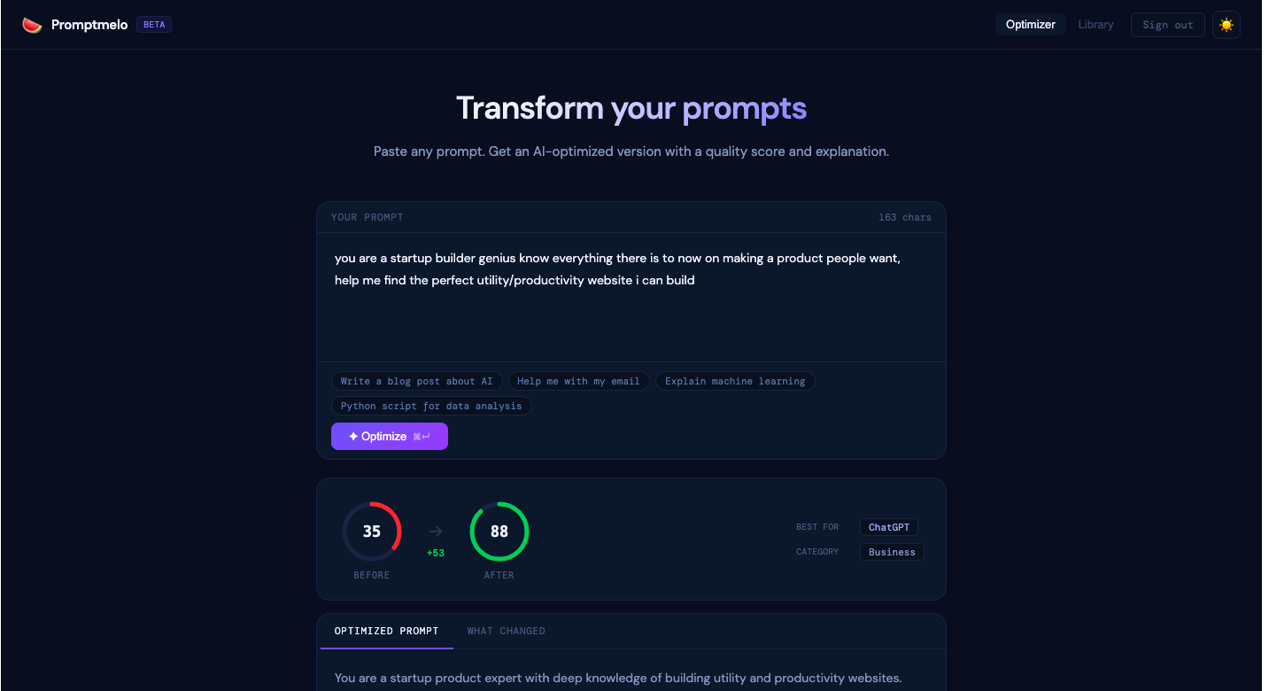 Promptmelo.com gallery image