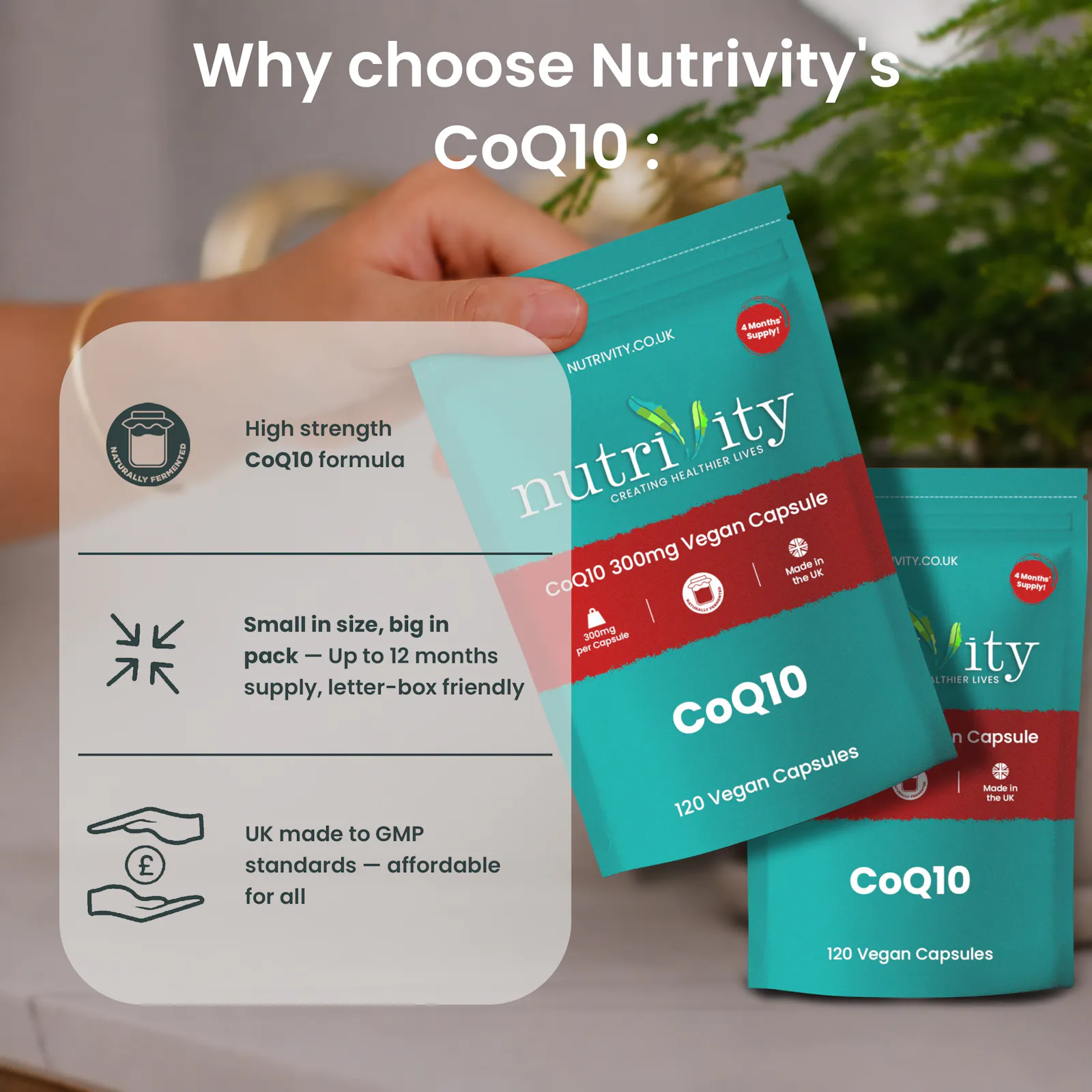 Vegan CoQ10 300mg Halal Capsule screenshot 5