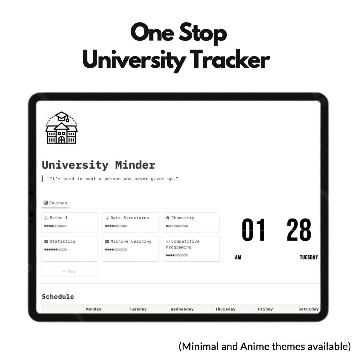 University Minder