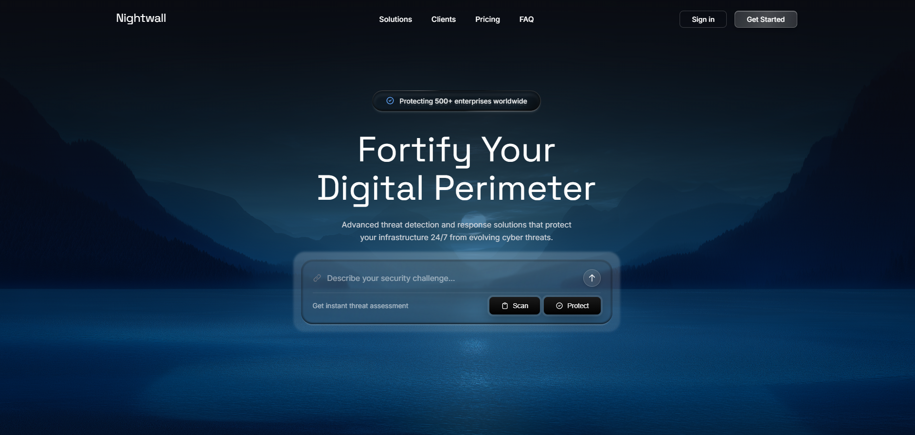 Fingerprint - Main product screenshot demonstrating key features and user interface