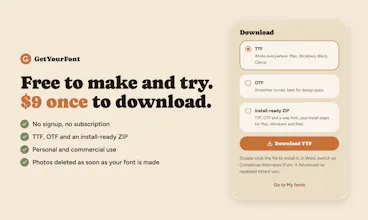 GetYourFont gallery image