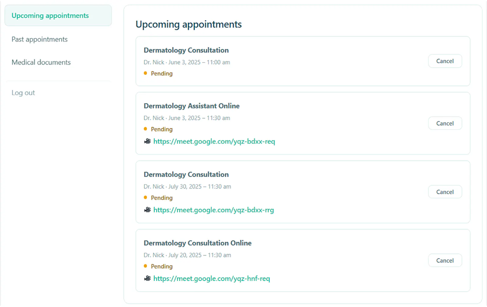 Alnora - Booking for Private Clinics screenshot 4