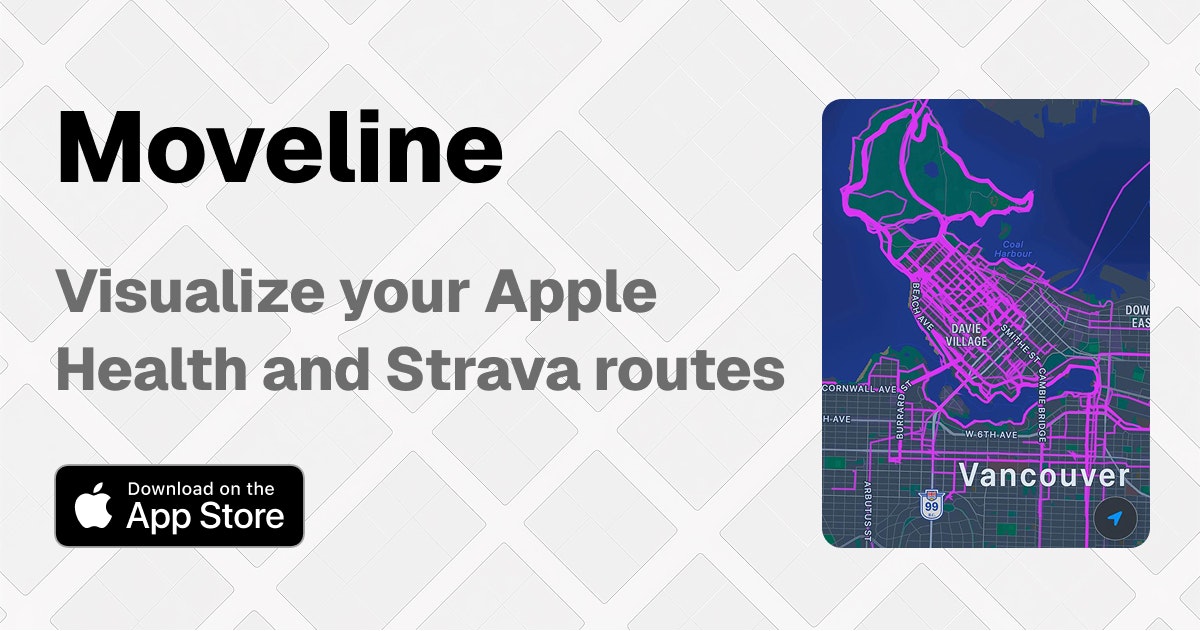 Moveline - Main screenshot showing features and interface