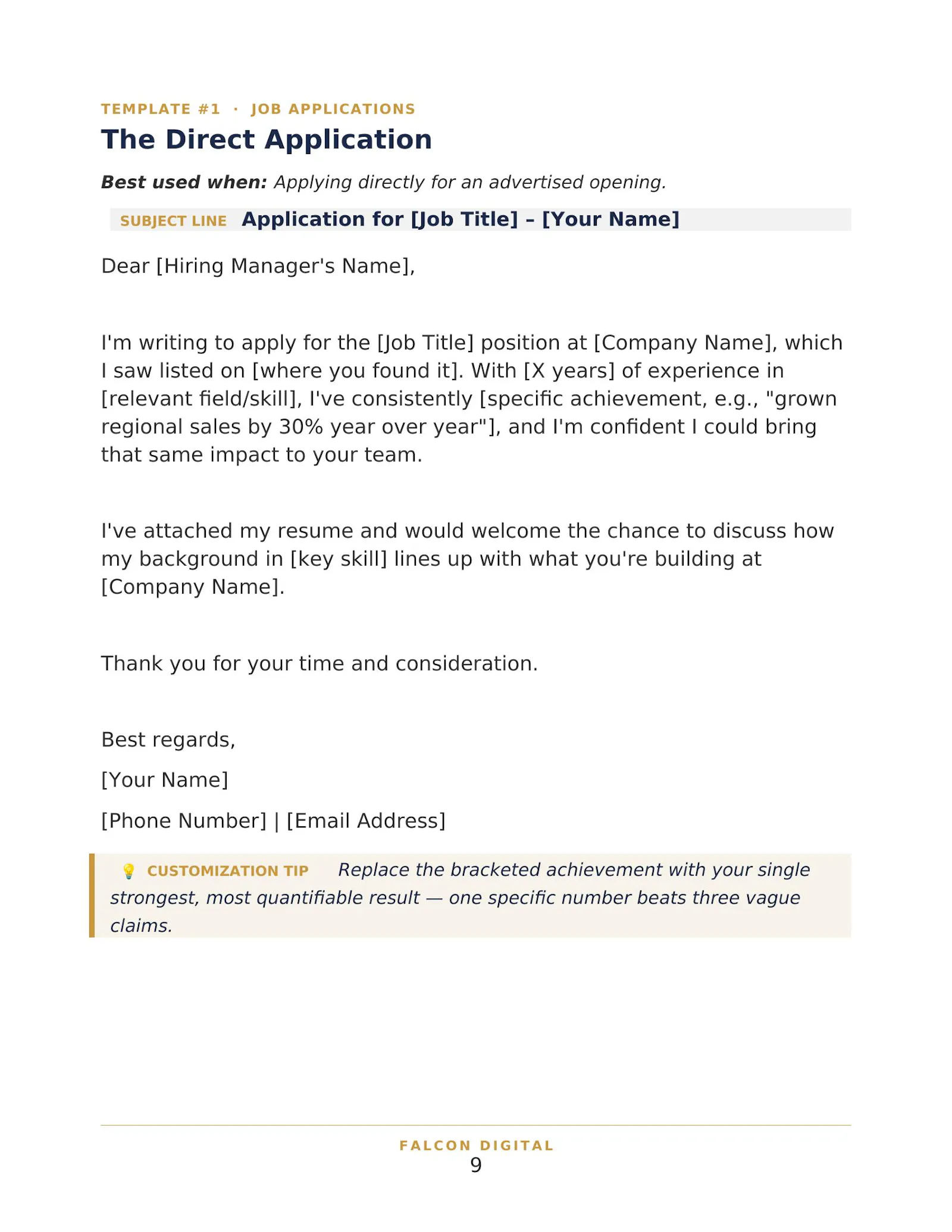  Professional Email Templates screenshot 5