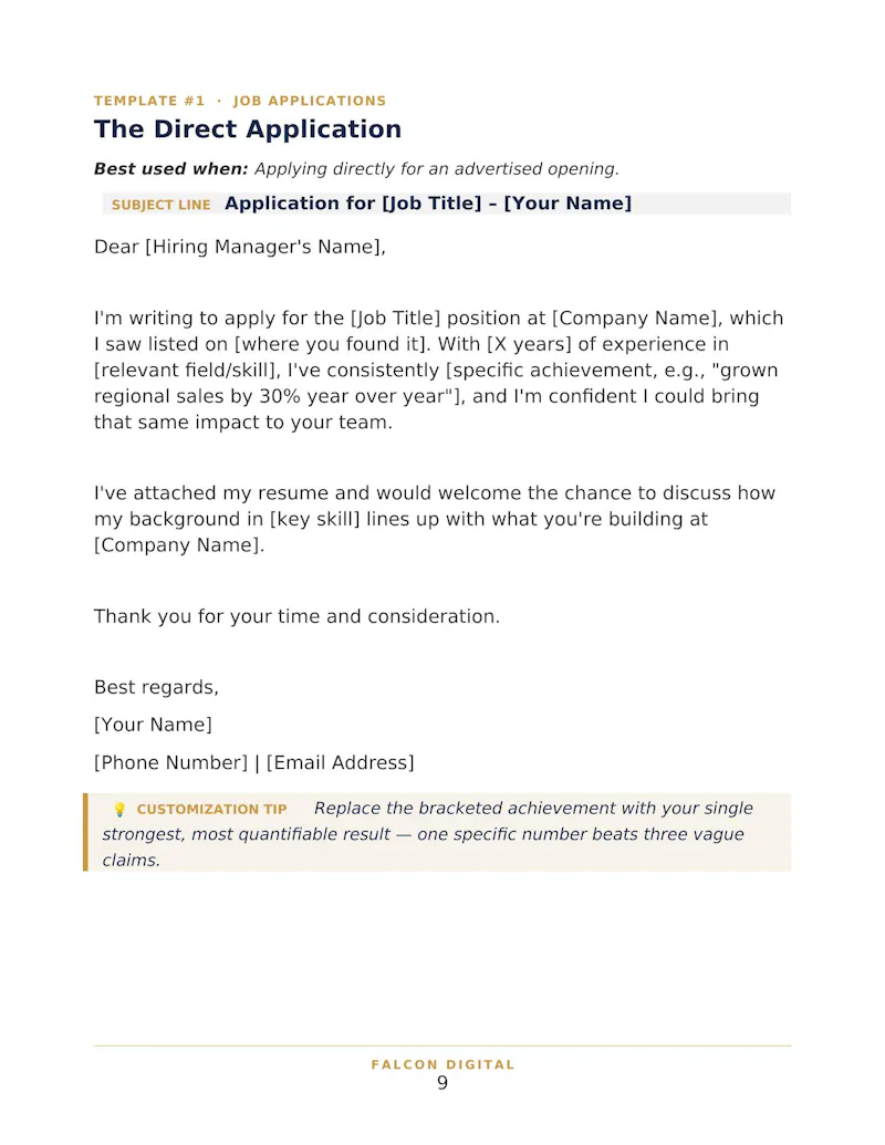  Professional Email Templates screenshot 5