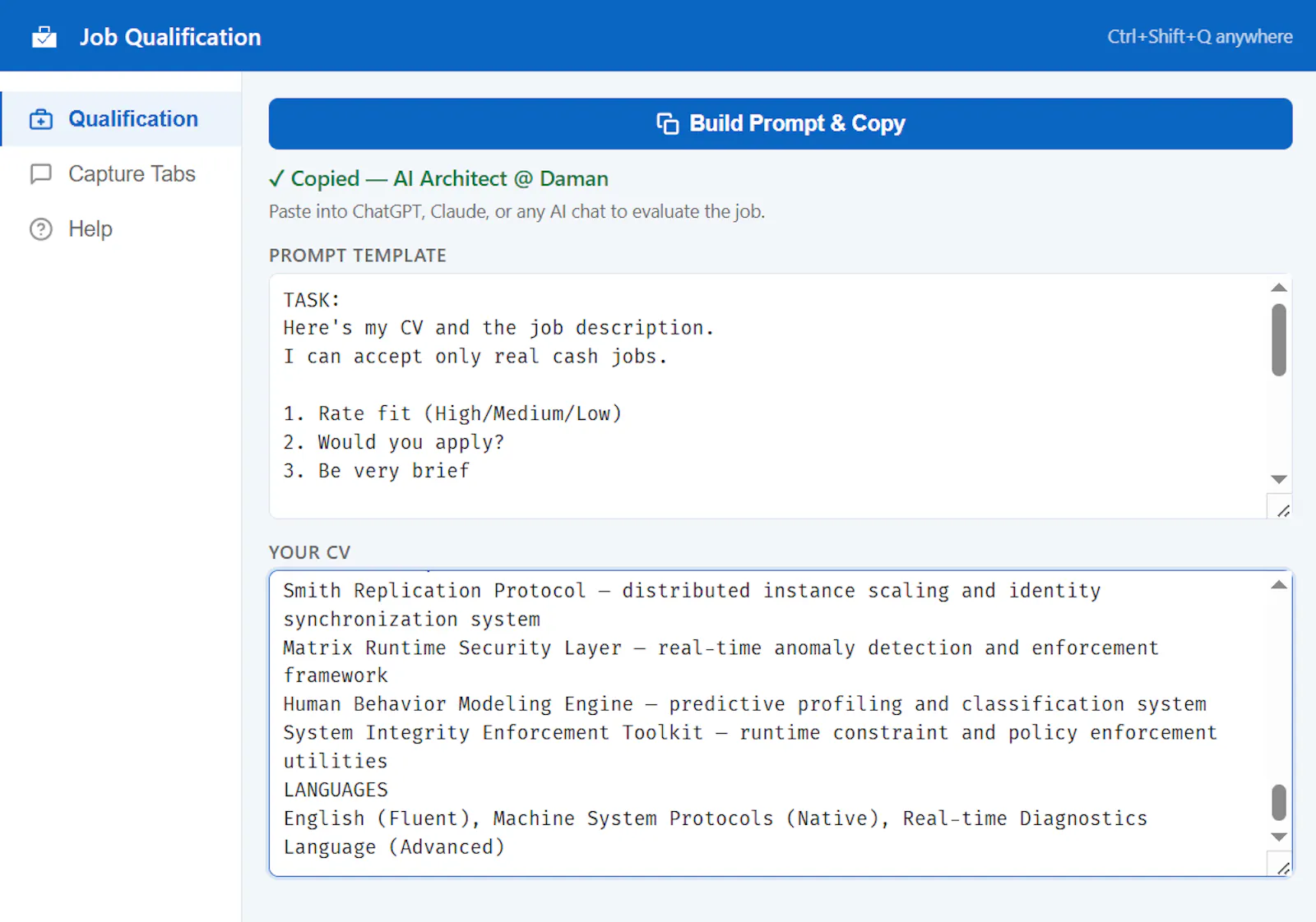 Job Application Automation screenshot 2