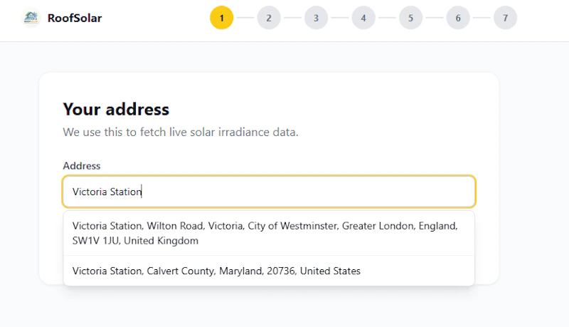 RoofSolar screenshot 2