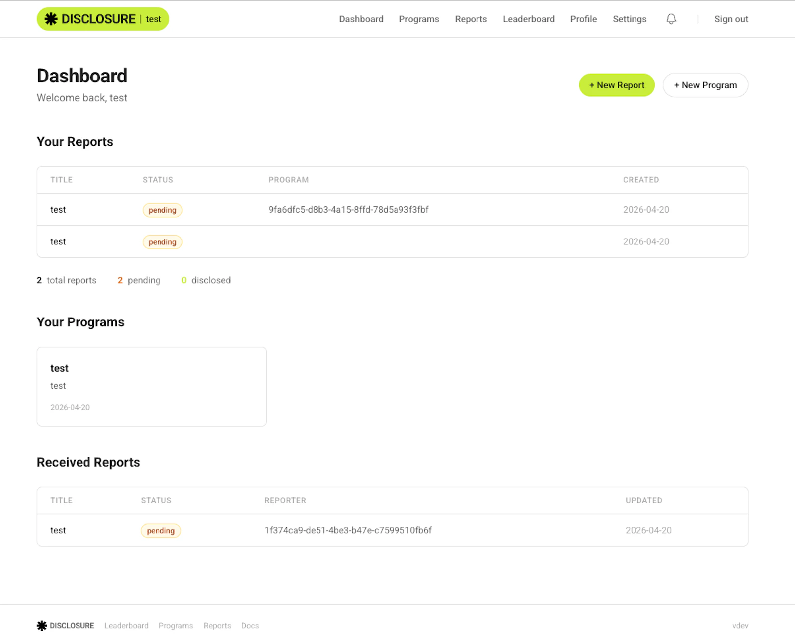 DISCLOSURE screenshot 3