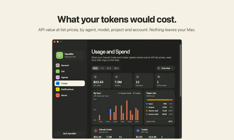 OpusBar screenshot 8