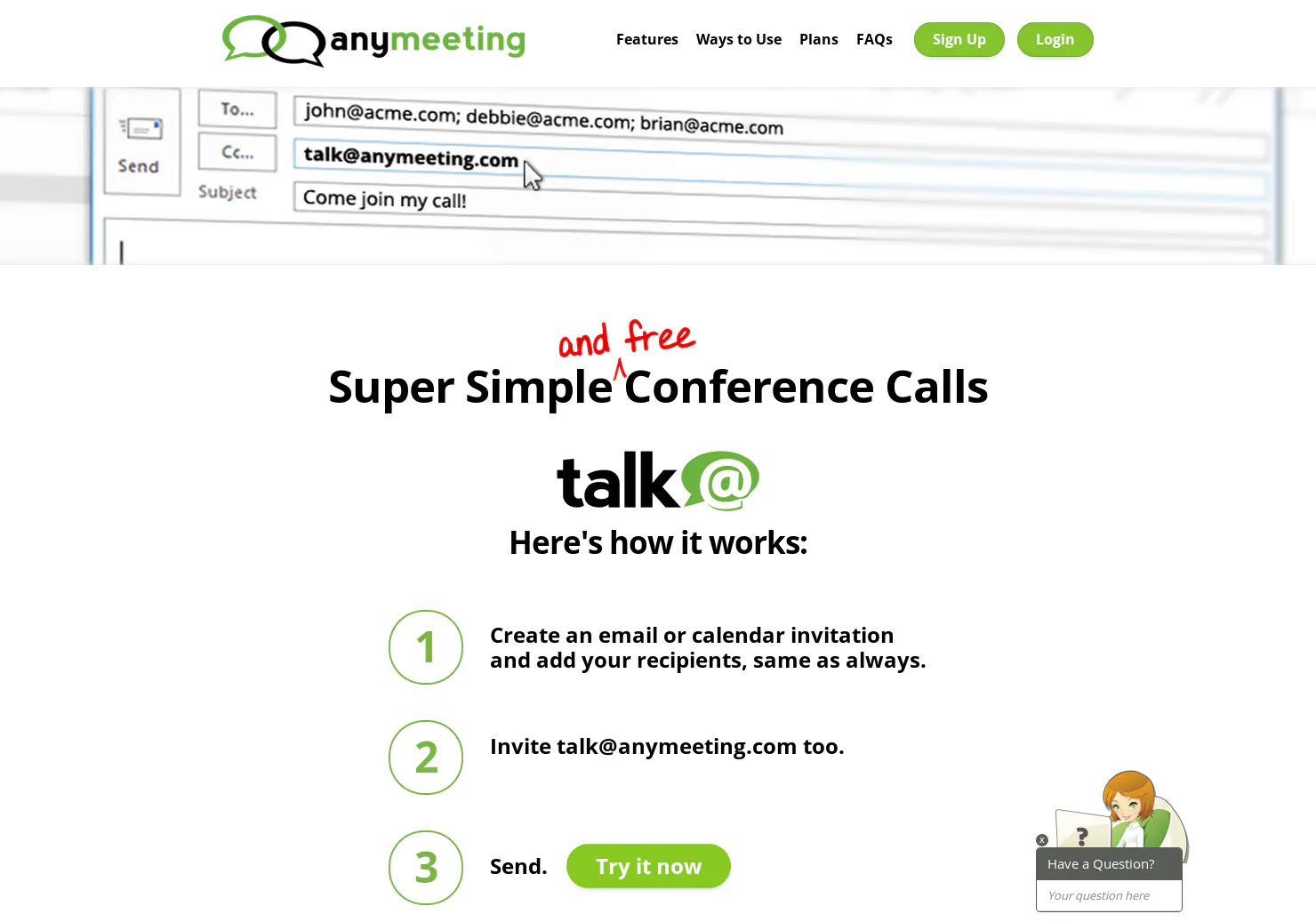 Talk@AnyMeeting.com