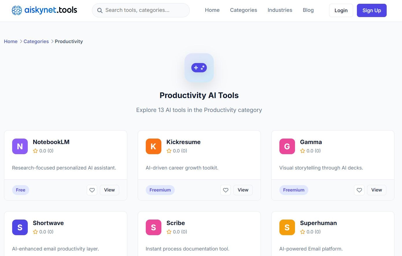 Productivity AI Tools - Ai Skynet  gallery image