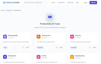Productivity AI Tools - Ai Skynet gallery image
