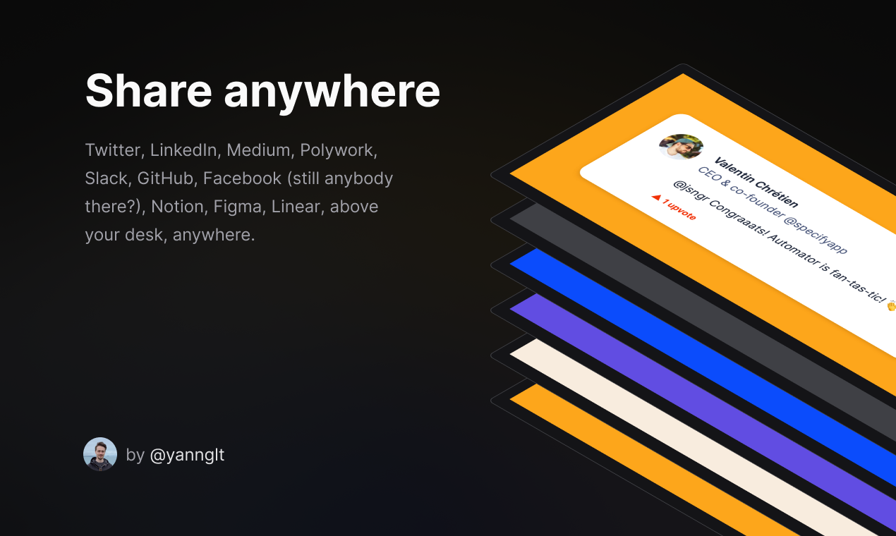 Supercat.app - Trasforma i commenti di caccia al prodotto in bellissime immagini media 4