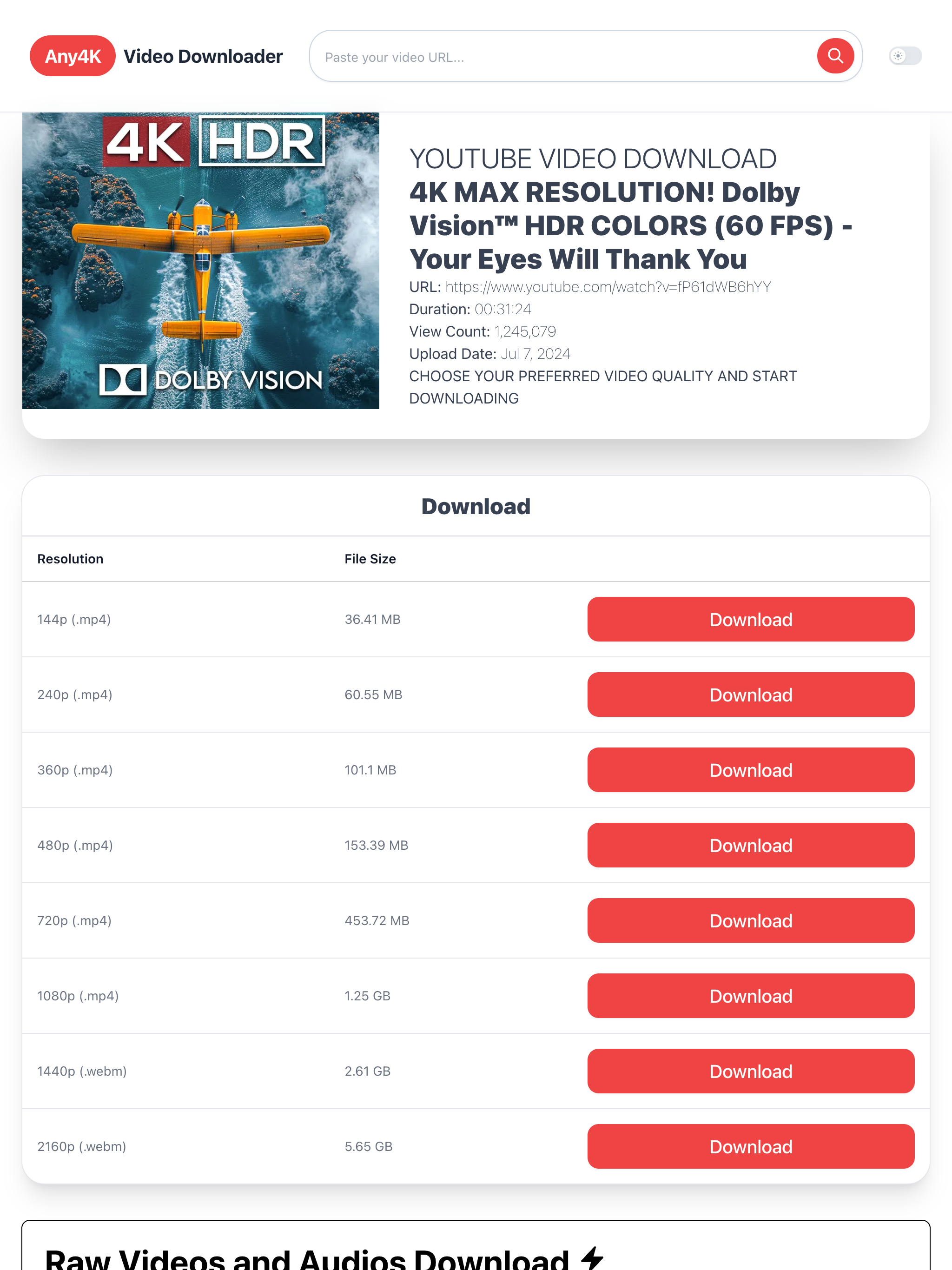 Any4k Video Downloader media 1