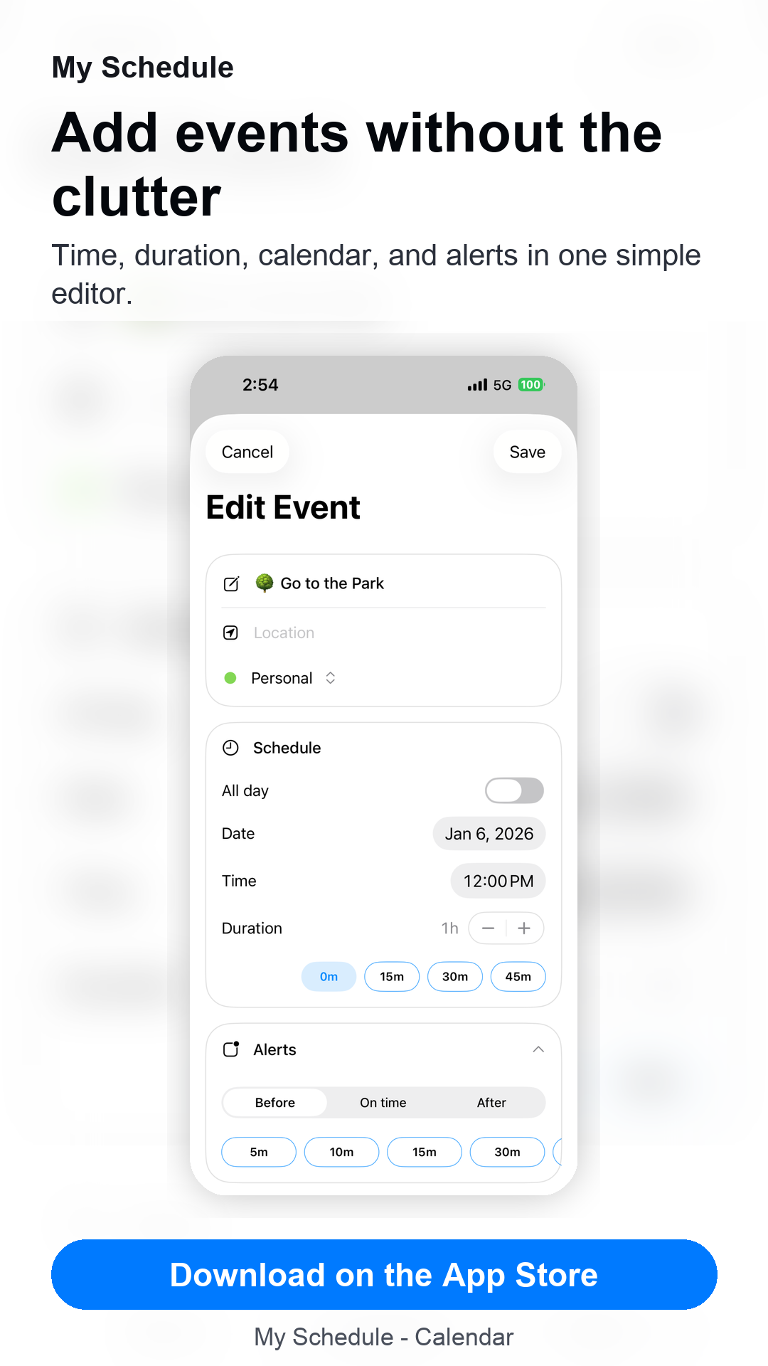 My Schedule gallery image