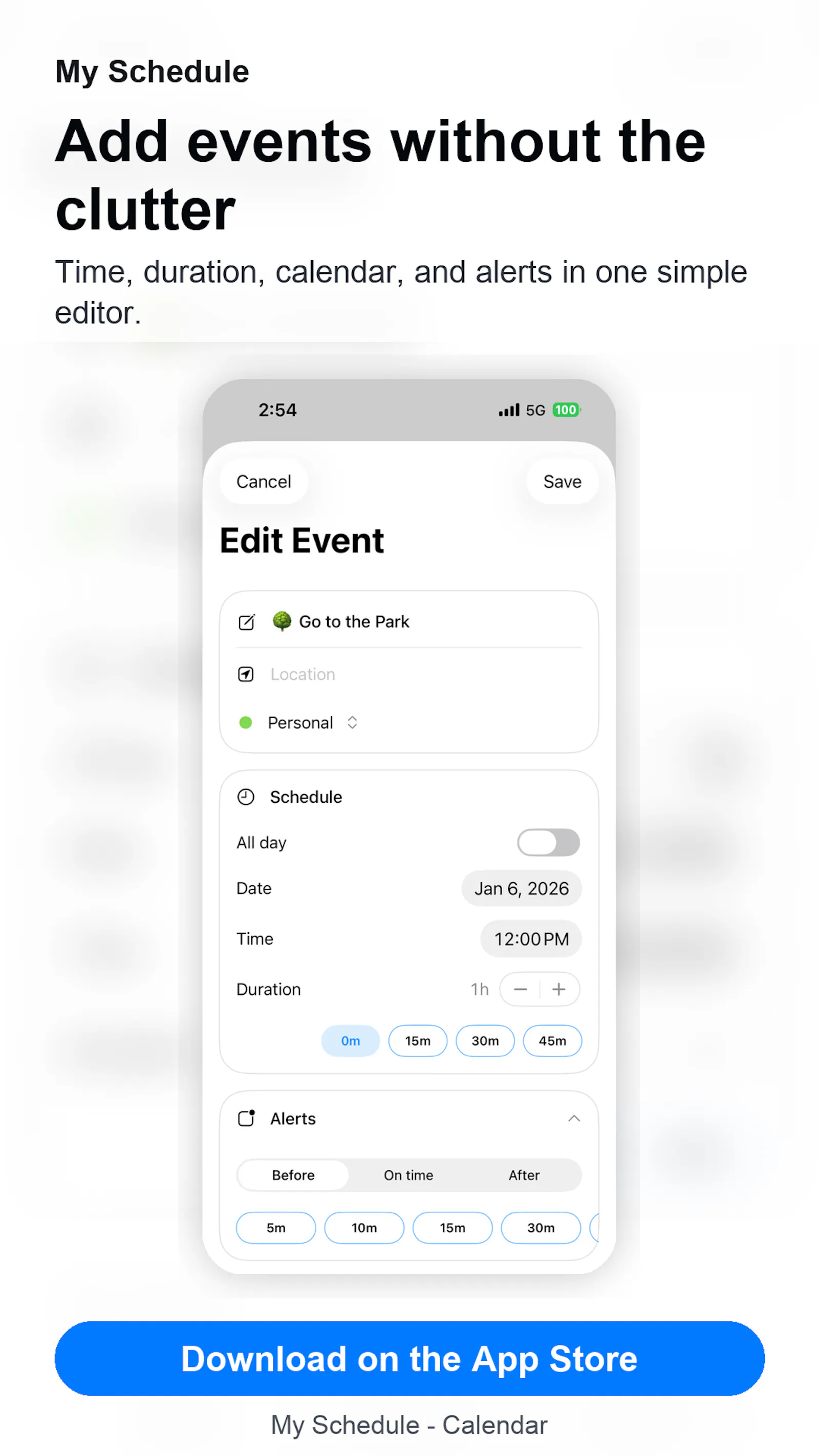 My Schedule screenshot 3